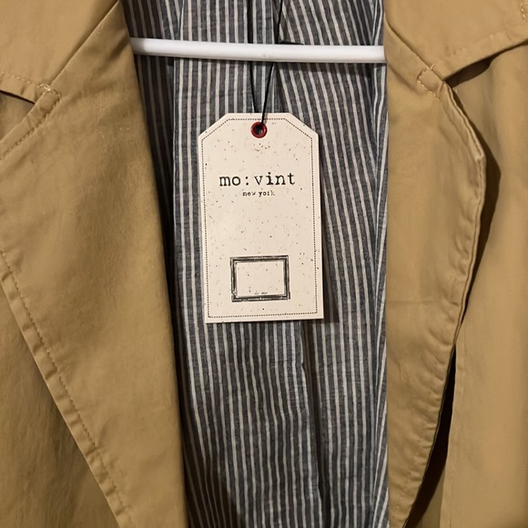 Mo-vint New York medium khaki trench NWT - Picture 4 of 6